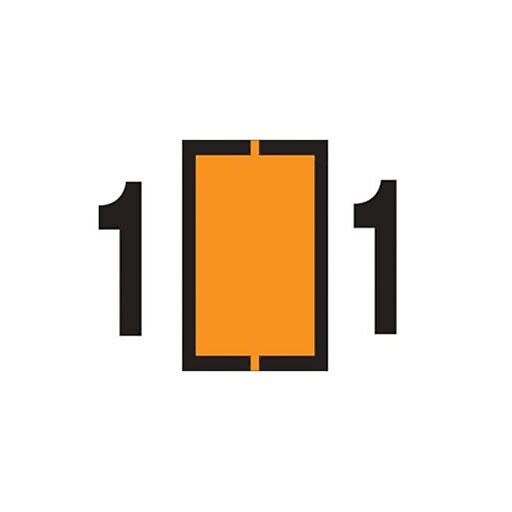 Medical Arts Press® Jeter® Compatible Numeric Roll Style Labels, 1