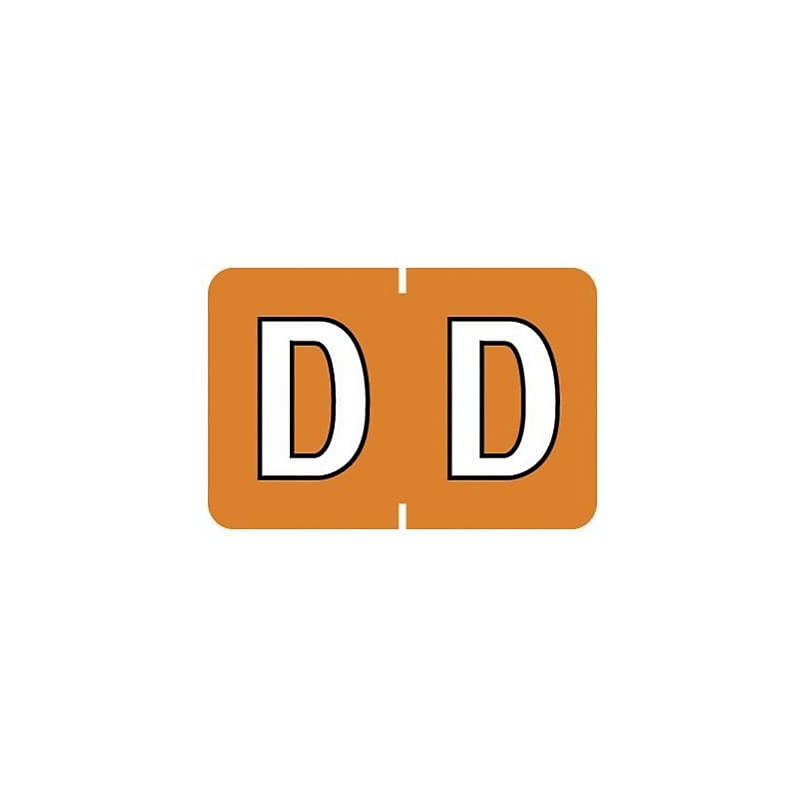 Medical Arts Press® Barkley® & Sycom® Compatible Alpha Sheet Style Labels, "D", 126/Pack (34121) image 1