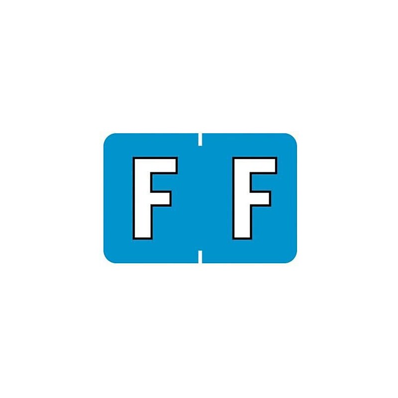 Medical Arts Press® Barkley® & Sycom® Compatible Alpha Roll Style Labels, "F" image 1