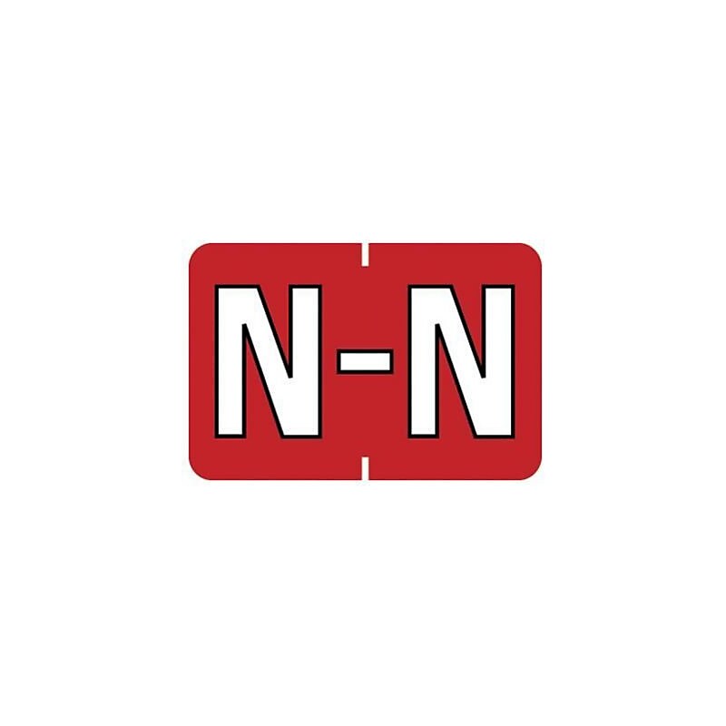 Medical Arts Press® Barkley® & Sycom® Compatible Alpha Sheet Style Labels, "N" image 1