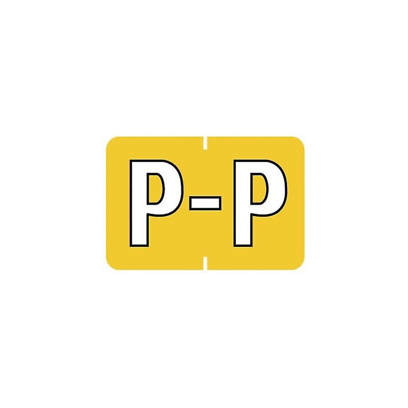 Medical Arts Press® Barkley® & Sycom® Compatible Alpha Sheet Style Labels, "P" image 1