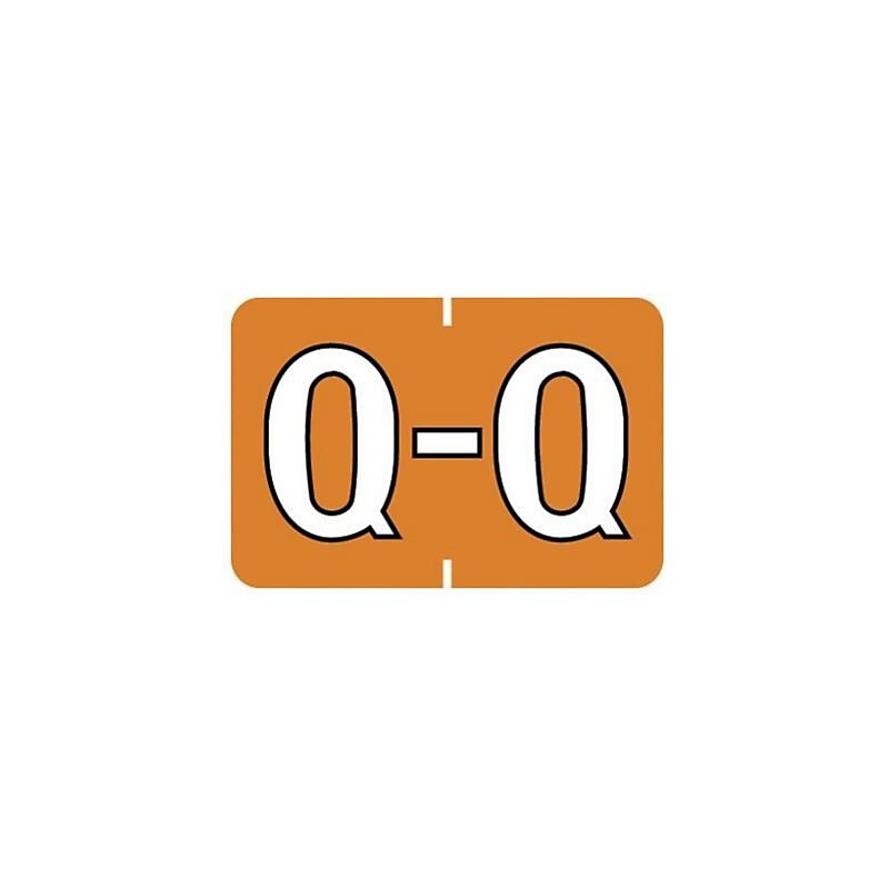 Medical Arts Press® Barkley® & Sycom® Compatible Alpha Sheet Style Labels, "Q" image 1