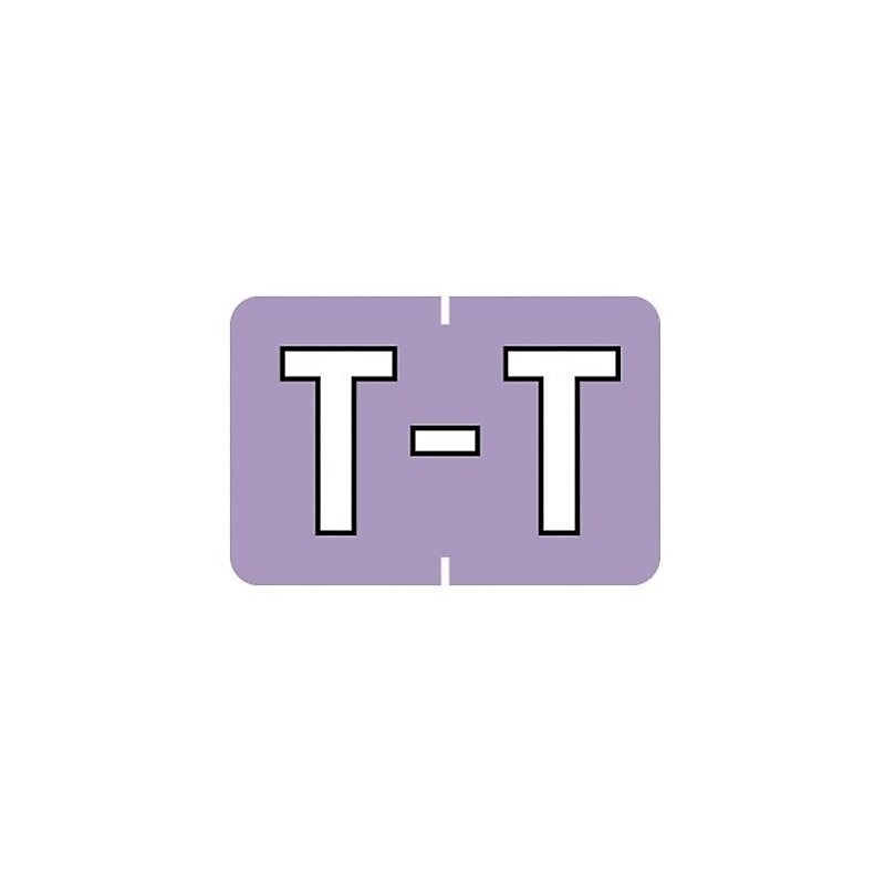 Medical Arts Press® Barkley® & Sycom® Compatible Alpha Roll Style Labels, "T" image 1