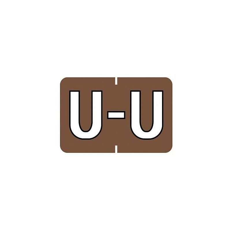 Medical Arts Press® Barkley® & Sycom® Compatible Alpha Sheet Style Labels, "U" image 1