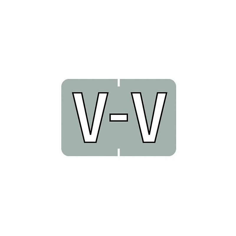 Medical Arts Press® Barkley® & Sycom® Compatible Alpha Sheet Style Labels, "V" image 1