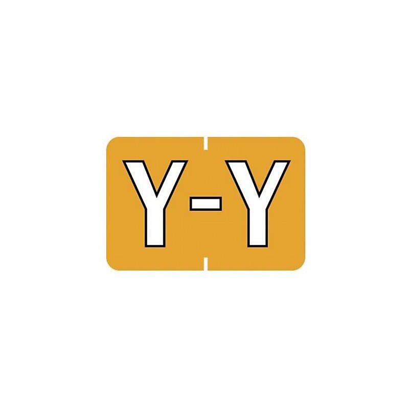 Medical Arts Press® Barkley® & Sycom® Compatible Alpha Sheet Style Labels, "Y" image 1