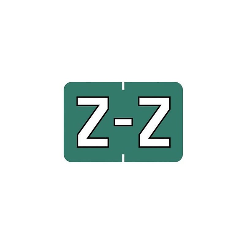 Medical Arts Press® Barkley® & Sycom® Compatible Alpha Sheet Style Labels, "Z" image 1