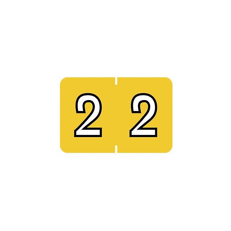 Medical Arts Press® Barkley® & Sycom® Compatible Numeric Roll Labels, "2" image 1