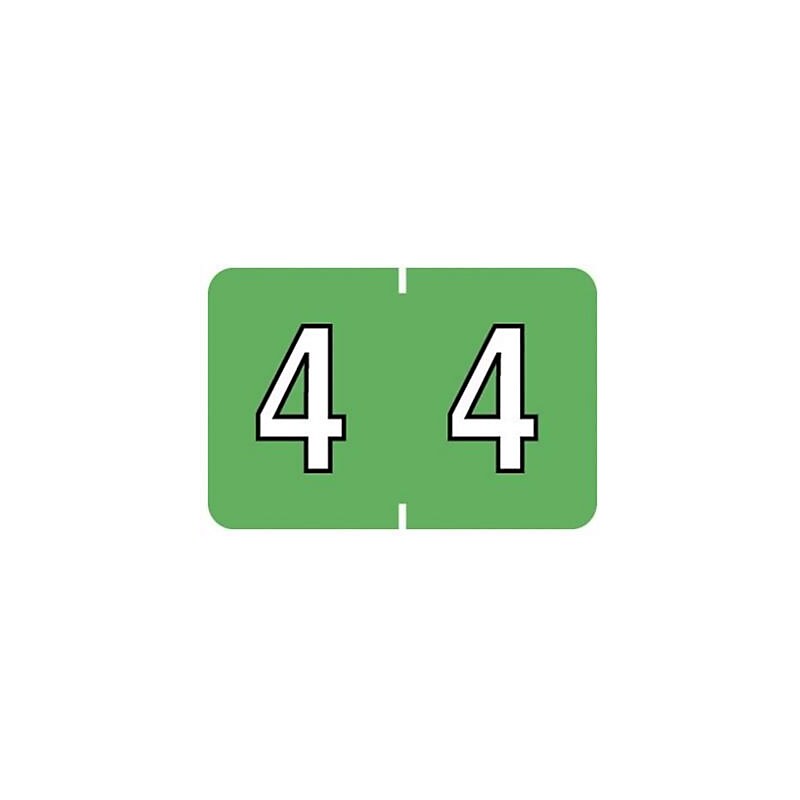 Medical Arts Press® Barkley® & Sycom® Compatible Numeric Roll Labels, "4" image 1