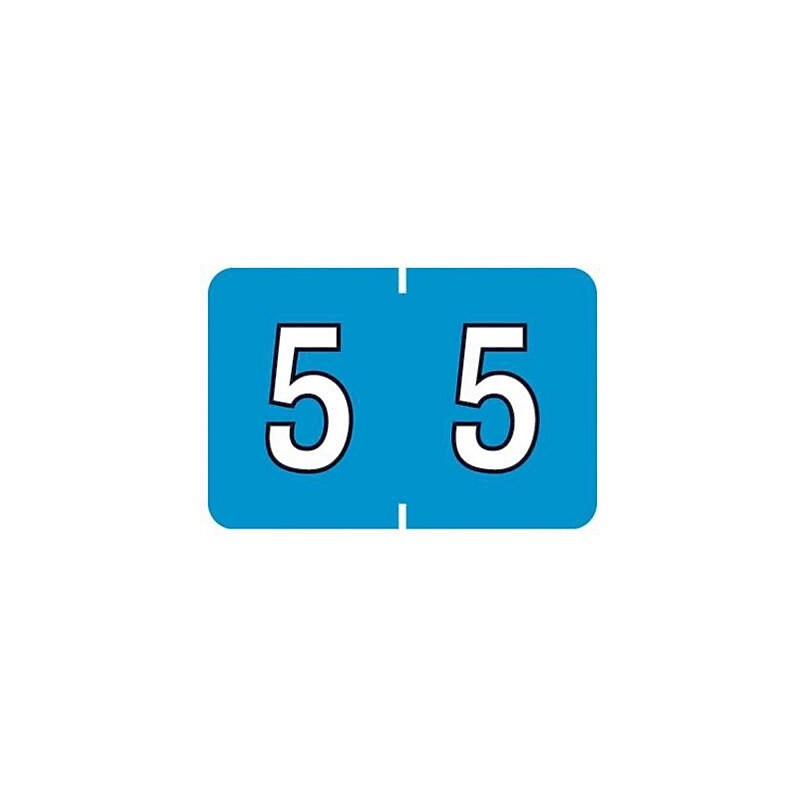 Medical Arts Press® Barkley® & Sycom® Compatible Numeric Roll Labels, "5" image 1