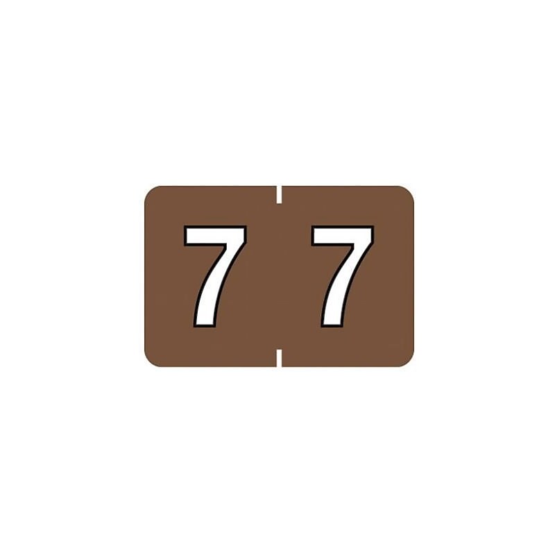 Medical Arts Press® Barkley® & Sycom® Compatible Numeric Roll Labels, "7" image 1