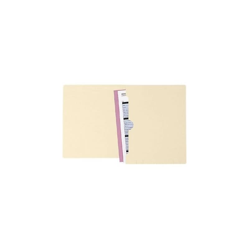 Medical Arts Press® Full-Pocket Manila End-Tab Folders, No Fastener, 50/Box image 1