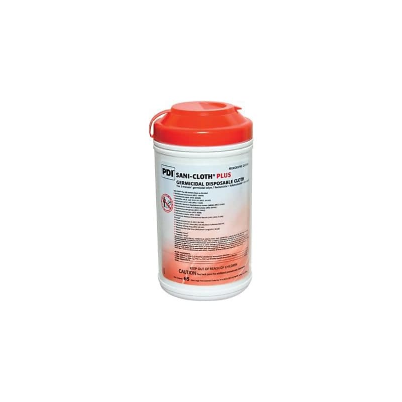 PDI Sani-Cloth Plus Disinfecting Wipes, 65 Wipes/Container, 65/Pack (Q85084) image 1