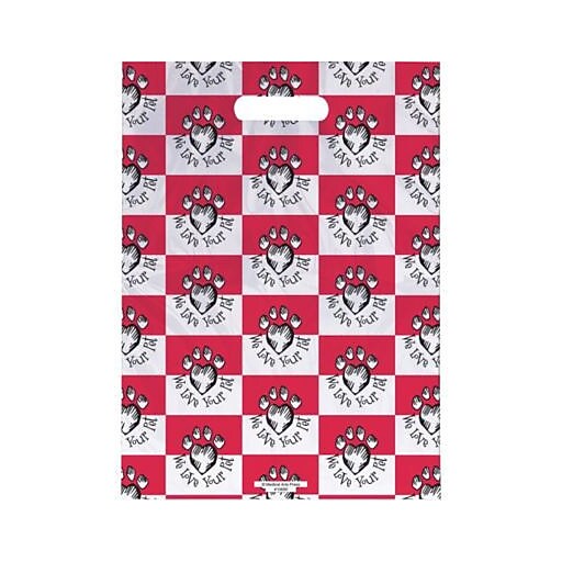 Jumbo ScatterPrint Supply Bags, Paw Prints Staples