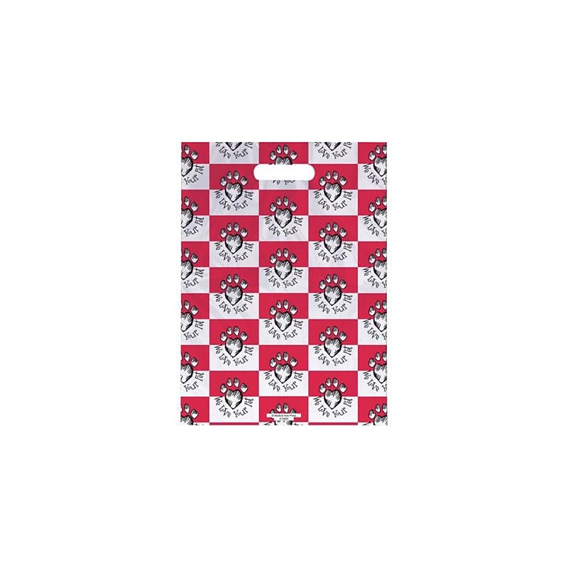 Jumbo Scatter-Print Supply Bags, Paw Prints image 1