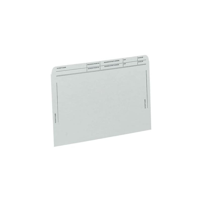 Medical Arts Press®  File Pocket, Letter Size, Light Gray, 50/Box (59547GY) image 1