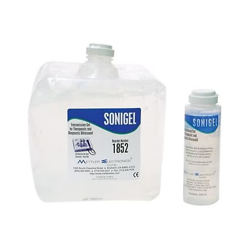 Sonigel Ultrasound Gel 5Liter and 8oz. Refill Bottle at Staples