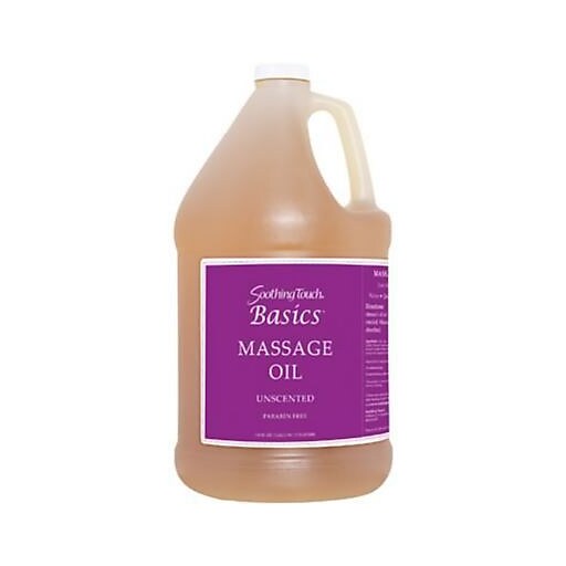 Soothing Touch® Basics Unscented Massage Oil, Gallon Staples