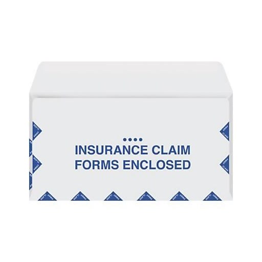 Letter Rate 6 x 11.5 inch Claim Envelopes, Blank, 500/Box