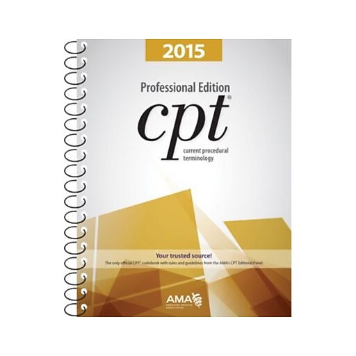 AMA CPT Code Books, Professional, Spiral Bound, 2015 at Staples