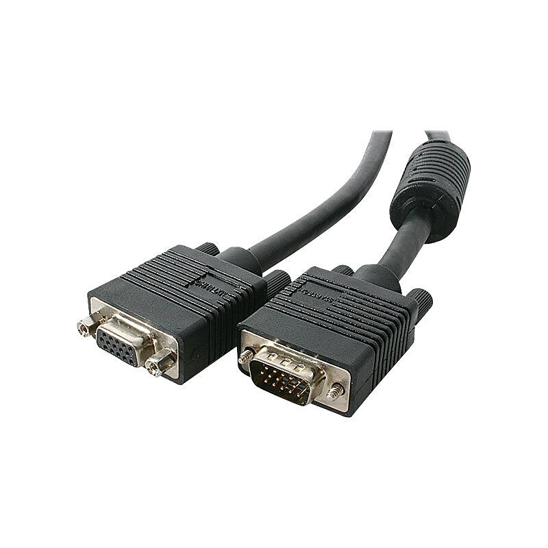 Startech® 10' Coax High Resolution HD15 Male/Female VGA Monitor Extension Cable image 1