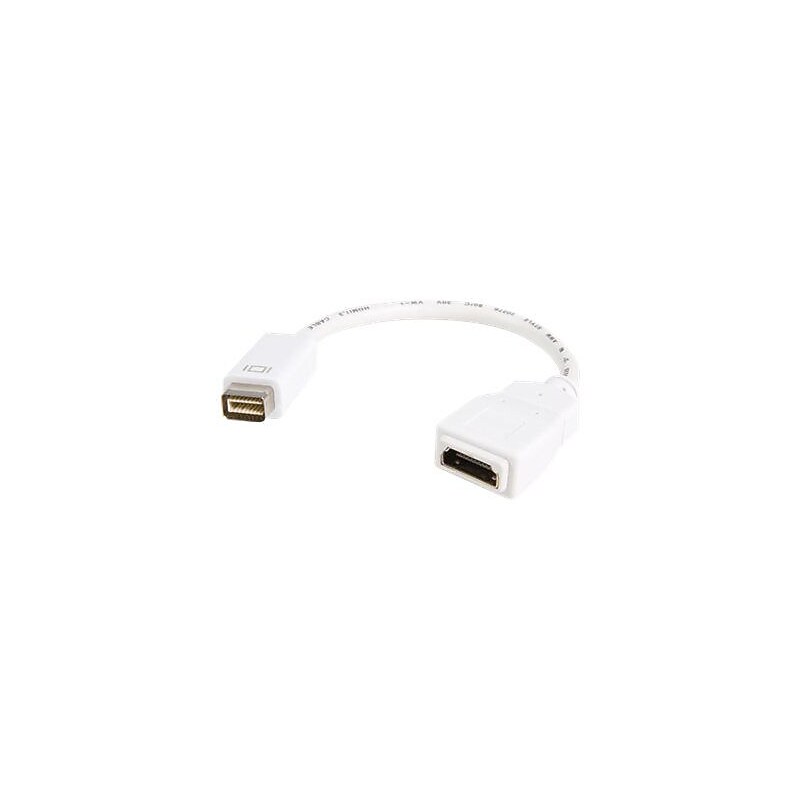 Startech® 8" Mini DVI To HDMI Male/Female Video Adapter For Macbooks and iMacs image 1