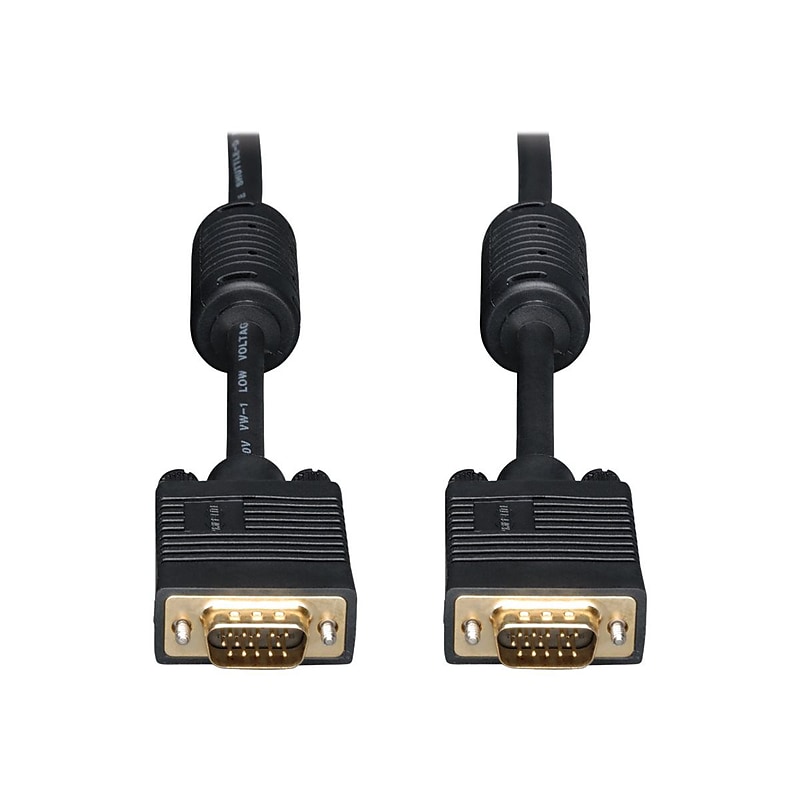 Tripp Lite 10' Coax VGA Male/Male Monitor Cable, Black image 1