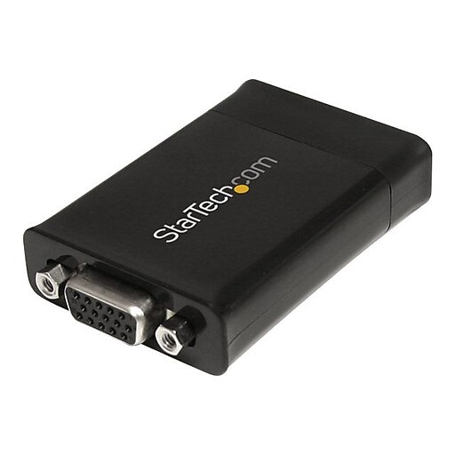 StarTech HDMI To VGA Female/Female Adapter Converter For Smartphones, Black at Staples