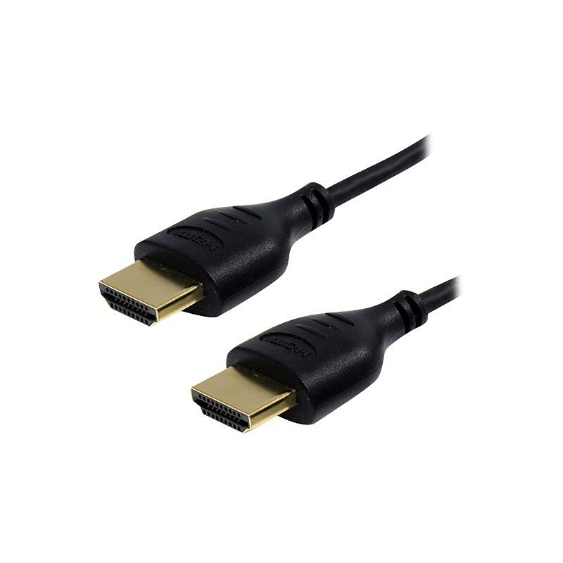 Startech 6 ft. Slim High Speed Male/Male HDMI Cable With Ethernet image 1
