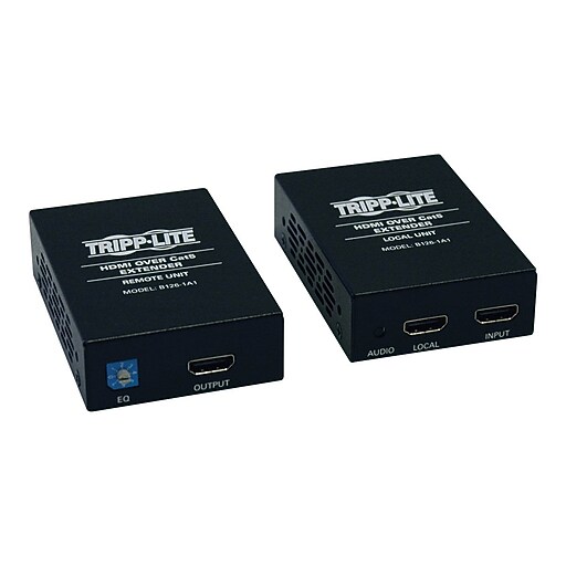 Tripp Lite B1261A1 HDMI Over Cat5/Cat6 Active Extender Kit, Black