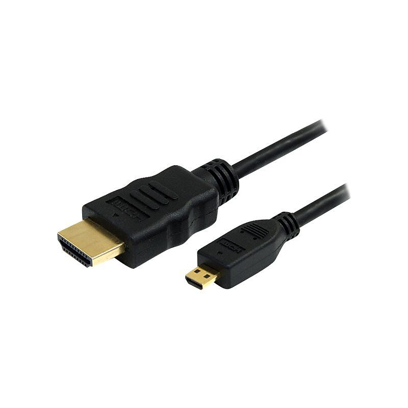 StarTech HDMIADMM6 6' HDMI Audio/Video Cable, Black image 1