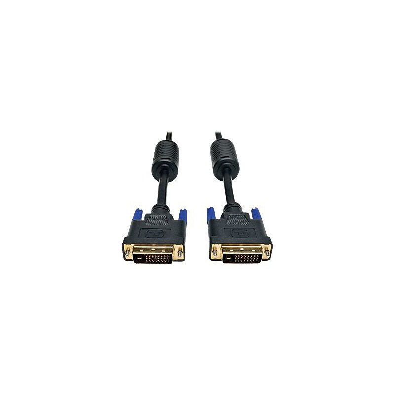 Tripp Lite 10' Dual Link DVI-D Male/Male Video Cable, Black (P560-010) image 1