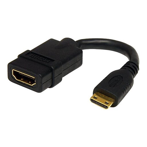 StarTech 5" High Speed HDMI to Mini HDMI Female/Male Adapter Cable at