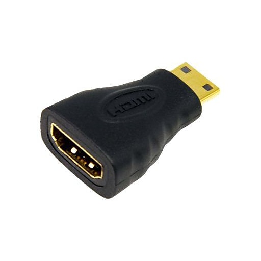 StarTech HDMI To Mini HDMI Female/Male Adapter, Black Staples
