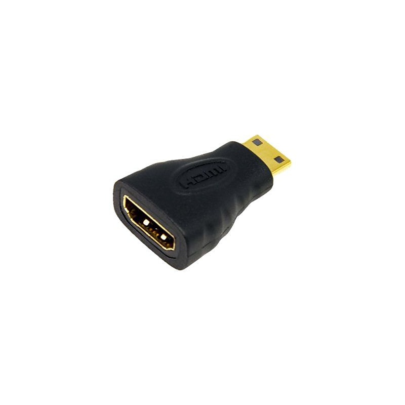 StarTech HDMI To Mini HDMI Female/Male Audio/Video Adapter, Black image 1