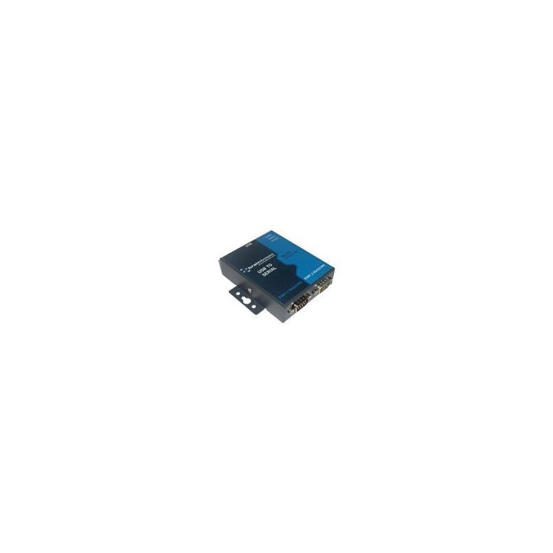 Brainboxes 2-Port 9-Pin DB-9 Male RS422/485 USB To Serial Adapter image 1