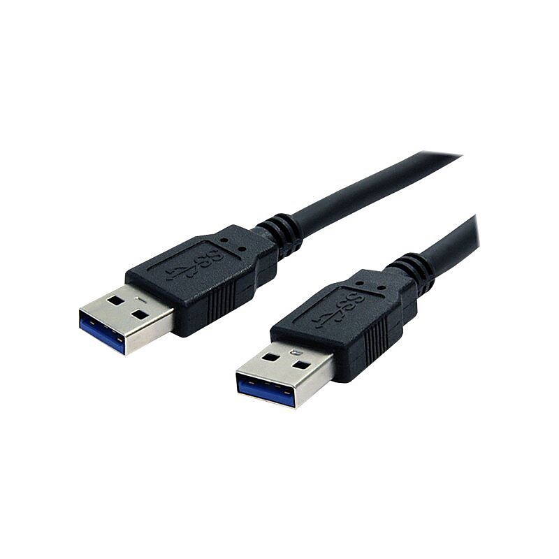 StarTech Superspeed USB A Cable, Male to Male, Black (USB3SAA6BK) image 1
