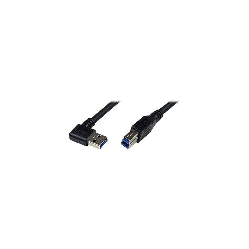 Startech® 3.3' SuperSpeed Type A Male To Type B Male USB 3.0 Cable, Black image 1