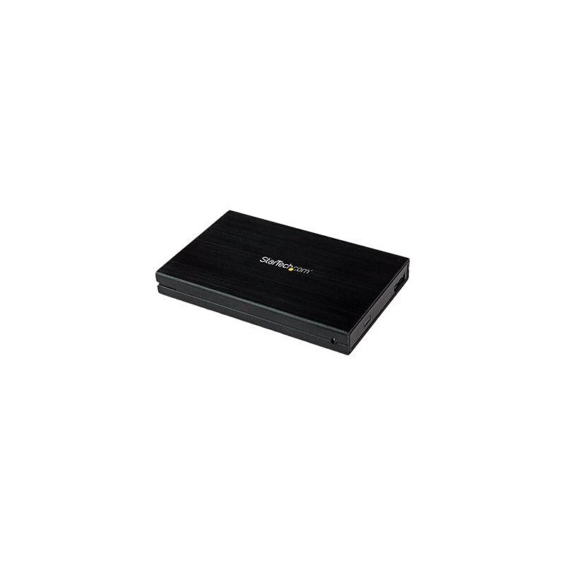 StarTech 2.5IN Serial ATA/150/300/600 USB 3.0 Drive Enclosure, Black image 1
