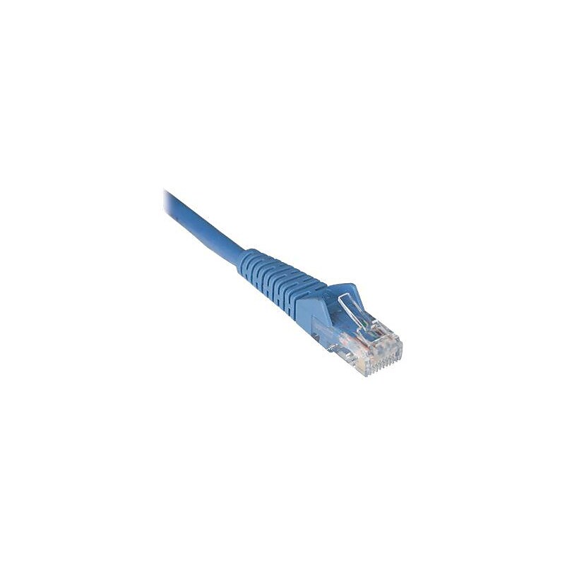 Tripp Lite N201 7' Cat 6 Gigabit Snagless Molded RJ-45 Male/Male Patch Cable, Blue, 50/Pack image 1