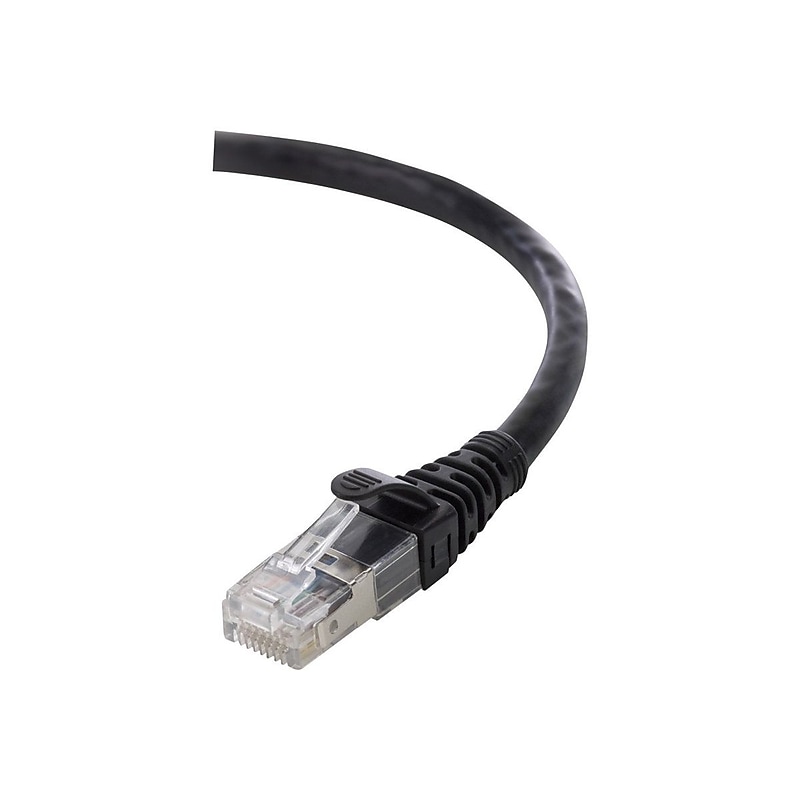 Belkin® 14' Molded Snagless RJ-45 Male/Male Patch Cable, Black image 1