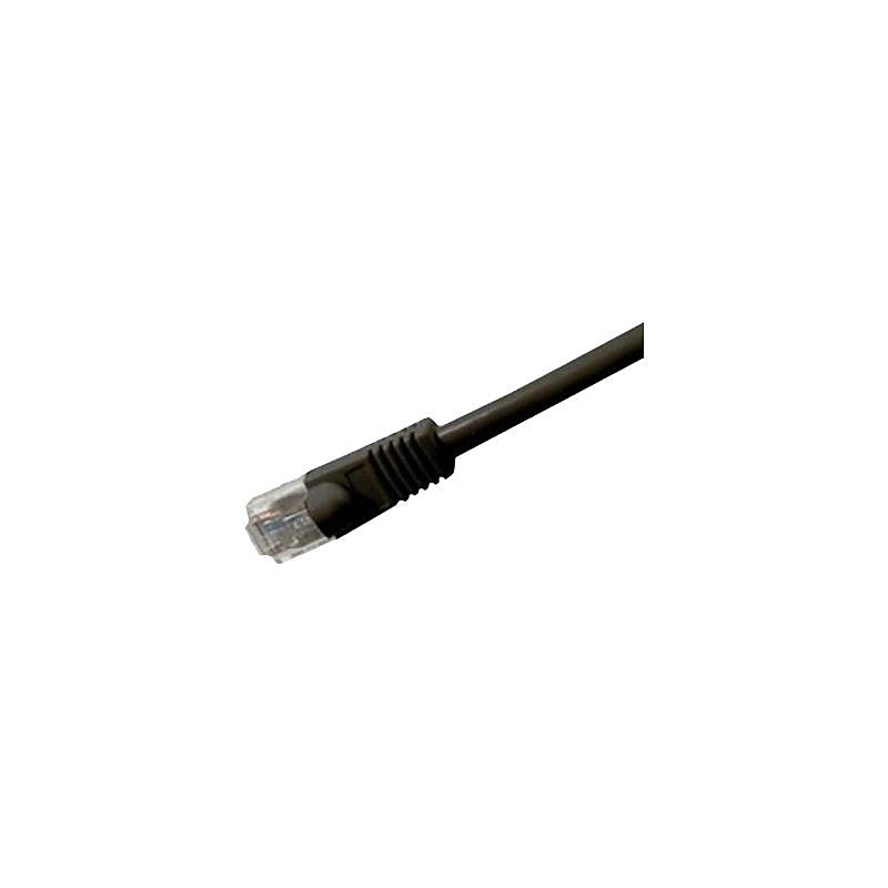 COMPREHENSIVE CABLE® 50' Cat6 Snagless RJ-45 Male/Male Patch Cable, Black image 1