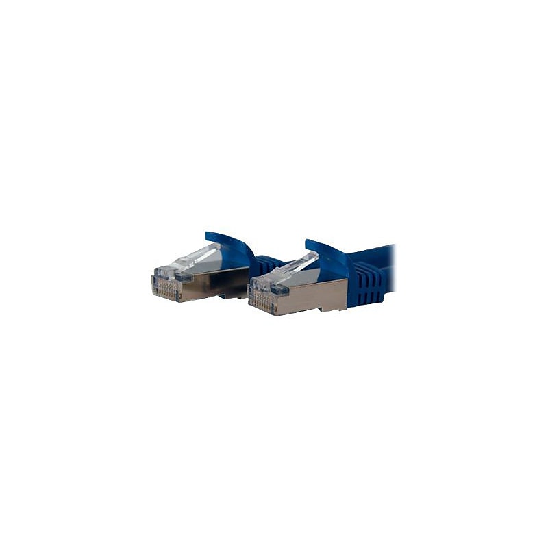 Startech® 14' Cat 6a Shielded Snagless RJ-45 Male/Male Patch Cable, Blue image 1