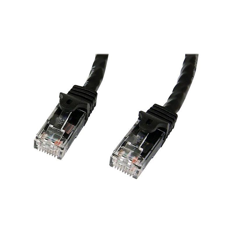 StarTech 75' RJ45 to RJ45 Cable, Male to Male, Black (N6PATCH75BK) image 1