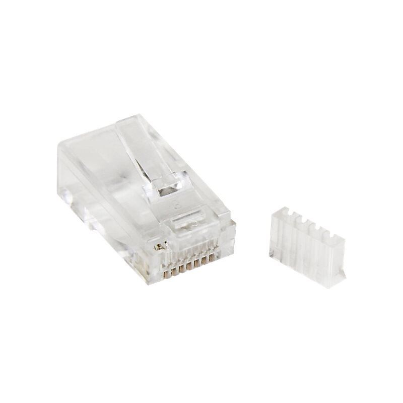 Startech® Cat 6 RJ45 Solid Wire Modular Inline Coupler, Clear image 1