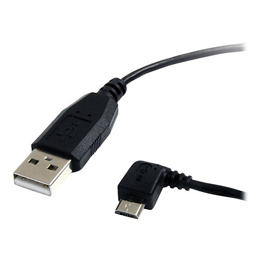 Startech : CABLE IMPRIMANTE USB 2.0 A VERS USB B COUDE A GAUCHE M/M 1 M