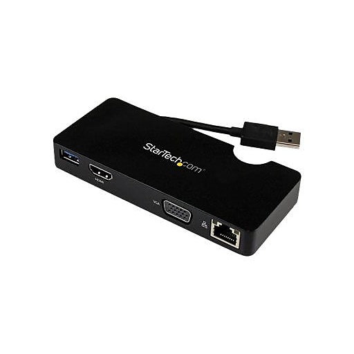 StarTech USB3SMDOCKHV StarTech.com Travel Docking Station for Laptops HDMI or 