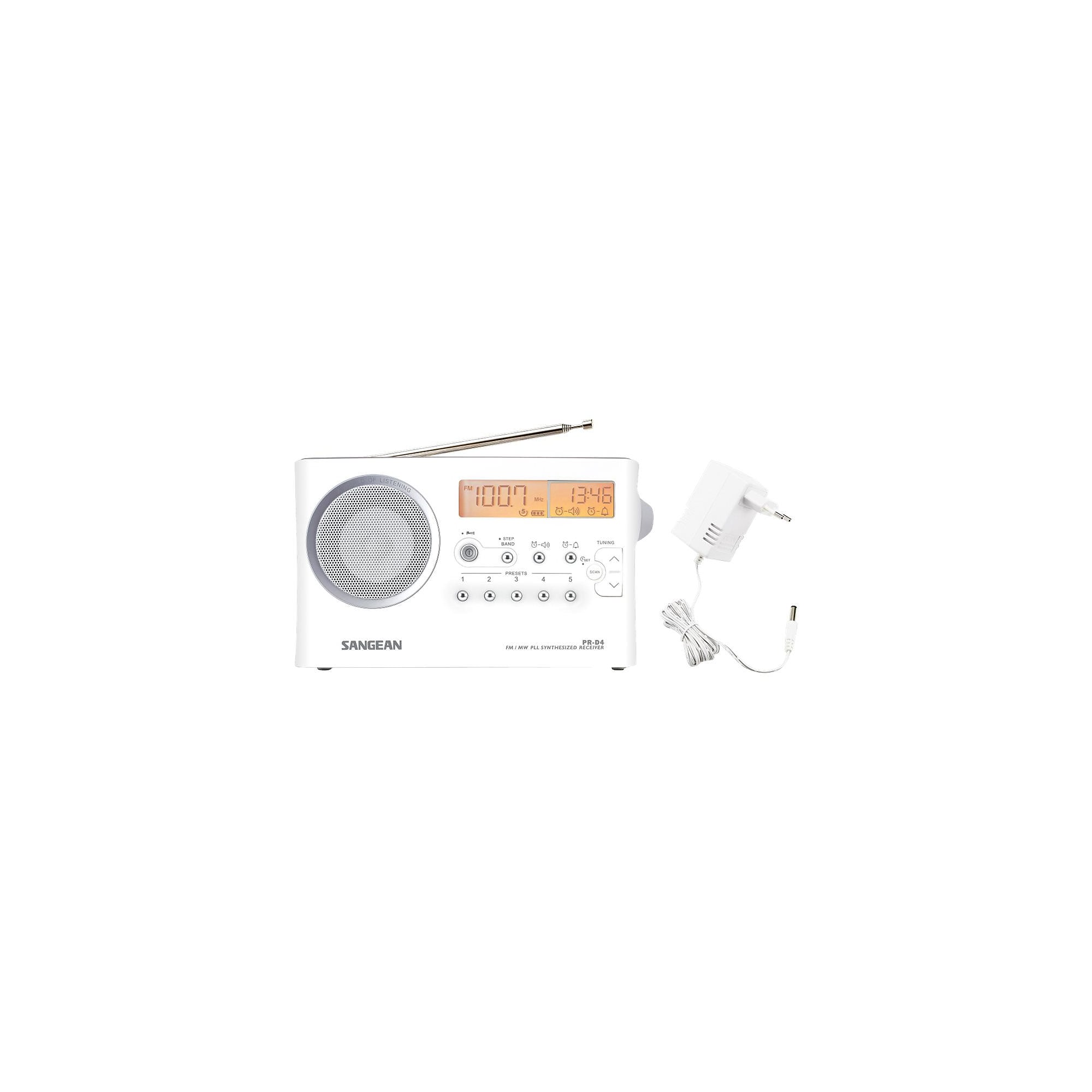 Sangean PR-D4W AM/FM/Weather Alert Portable Radio, Black Sansujyuku sansujyuku.com