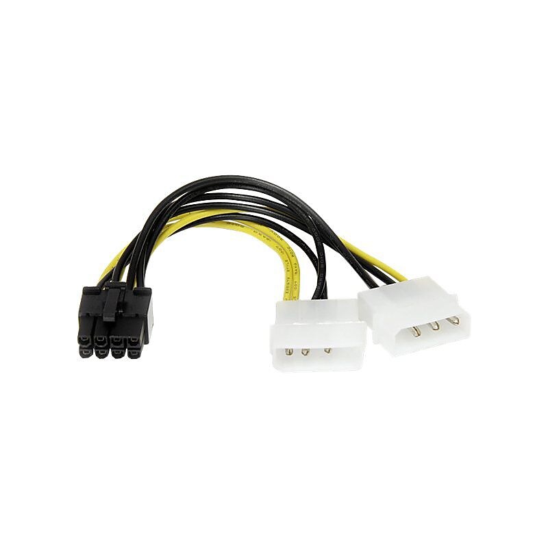 Startech® 6" LP4 To PCI Express Video Card Power Cable Adapter image 1