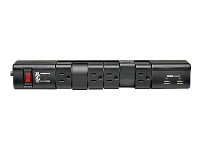 Tripp Lite 6 Outlet Rotatable, 8′ Cord, 1080 Joules (TLP608RUSBB) Sansujyuku sansujyuku.com